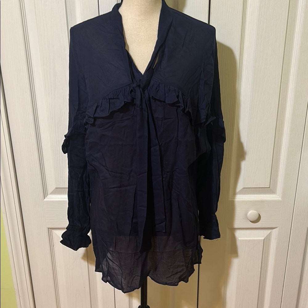 Davi $ Dani Navy Women's Top